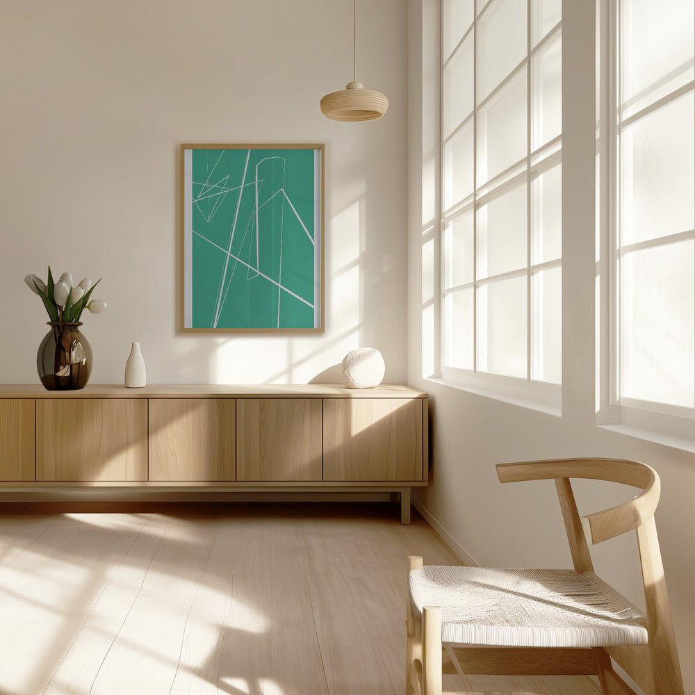 Angular Lines No 8 Poster